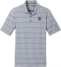 Nike Golf Dri-FIT Fade Stripe Polo, Dark Steel Grey/ Anthracite